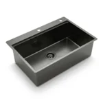 (760mm, titan) Chậu bếp inox HAFELE 567.24.484 R10 HS25-SSN1S-7650 Nano PVD