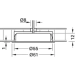 (24v,3KK,3w) Đèn downlight gắn âm HAFELE 833.75.446 (833.75.340)