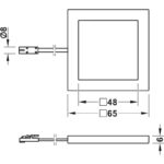 (24V,3KK,2.5w) Đèn LED lắp nổi HAFELE 833.77.181