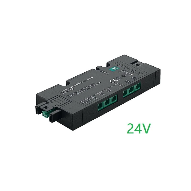 (24V, 6 cổng, 1 công tắc, BTB) Bộ chia điện áp HAFELE 833.77.833 (Box to box)