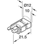 (12v/24v,8mm) Nối giữa dây LED HAFELE 833.89.192 LOOX5  (500mm)