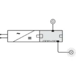 (24V, 6 cổng, 1 công tắc, BTB) Bộ chia điện áp HAFELE 833.77.833 (Box to box)
