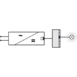 (24V, 6 cổng, 0 công tắc,0.8m) Bộ chia điện áp HAFELE 833.77.639