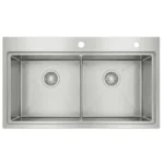 (860mm) Chậu bếp inox HAFELE 567.94.024 WS R10 HS25-SSN2S-8650-SILVER