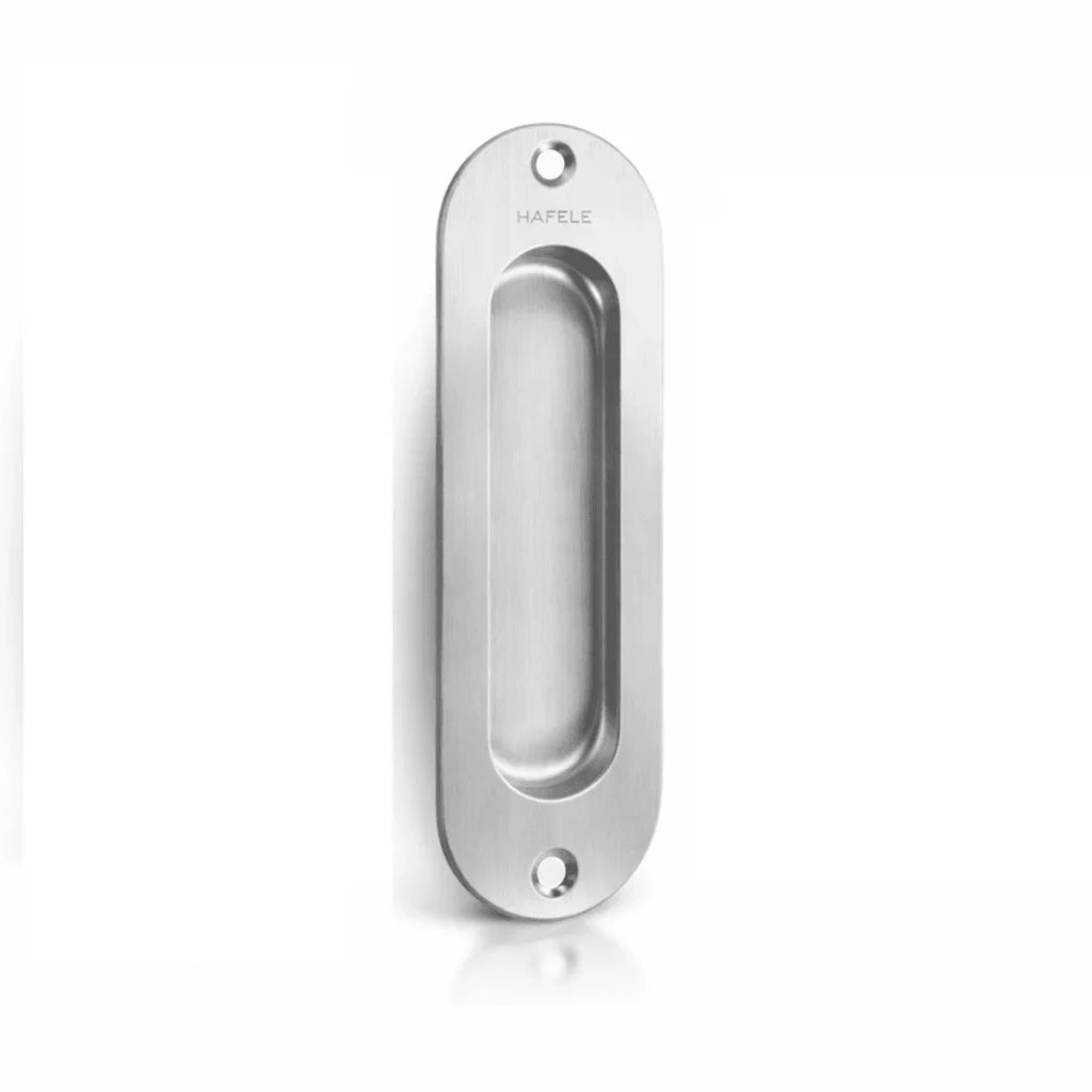 (DIY 120x42x14mm) Tay nắm âm HAFELE 489.72.100 (inox mờ)