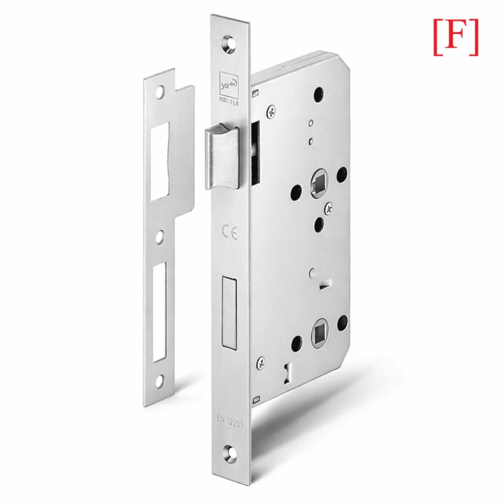 (BS55/78mm,F, WC) Thân khóa HAFELE 911.02.157 (inox mờ)