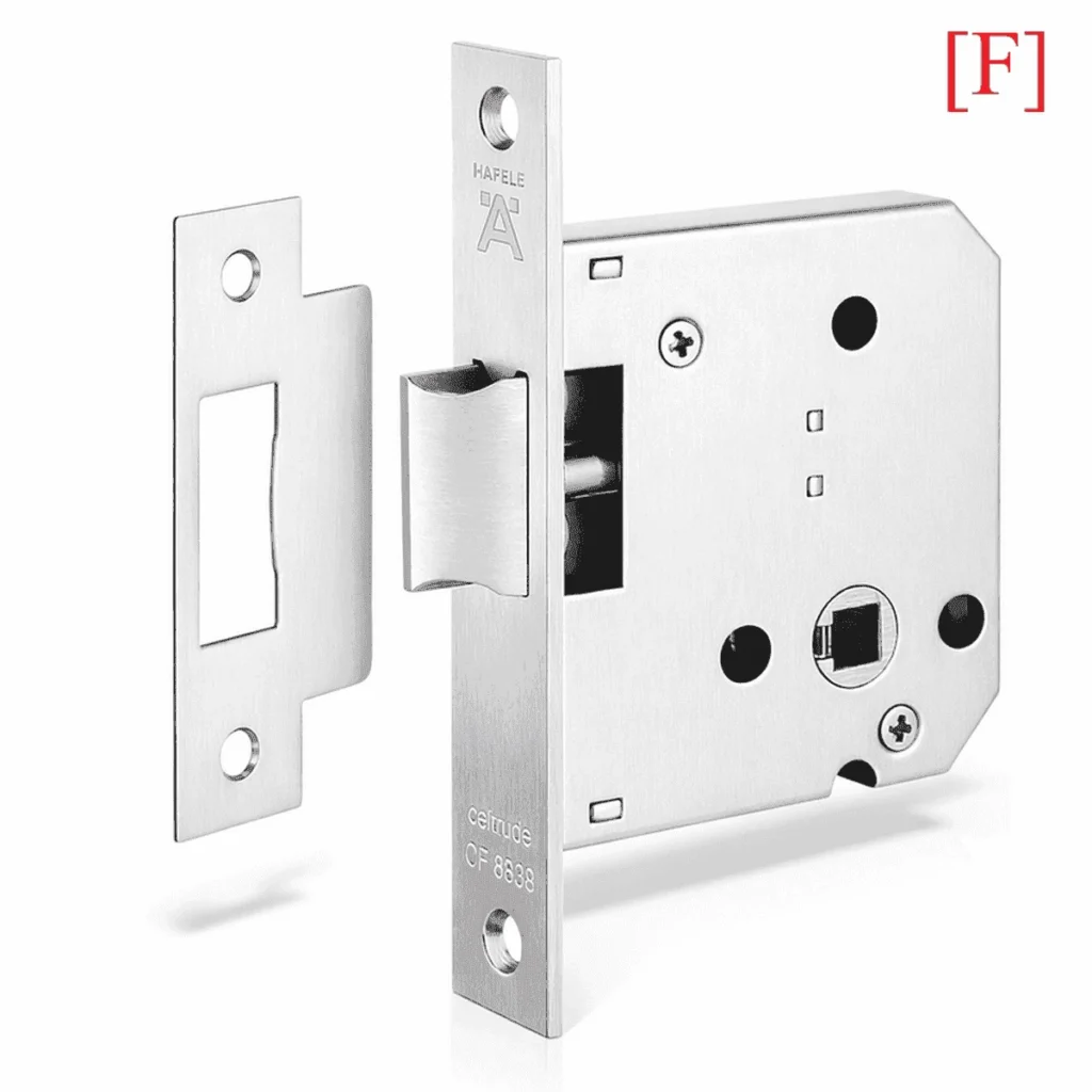 (BS55mm,F,không chốt chết) Thân khóa lưỡi gà HAFELE 911.23.370