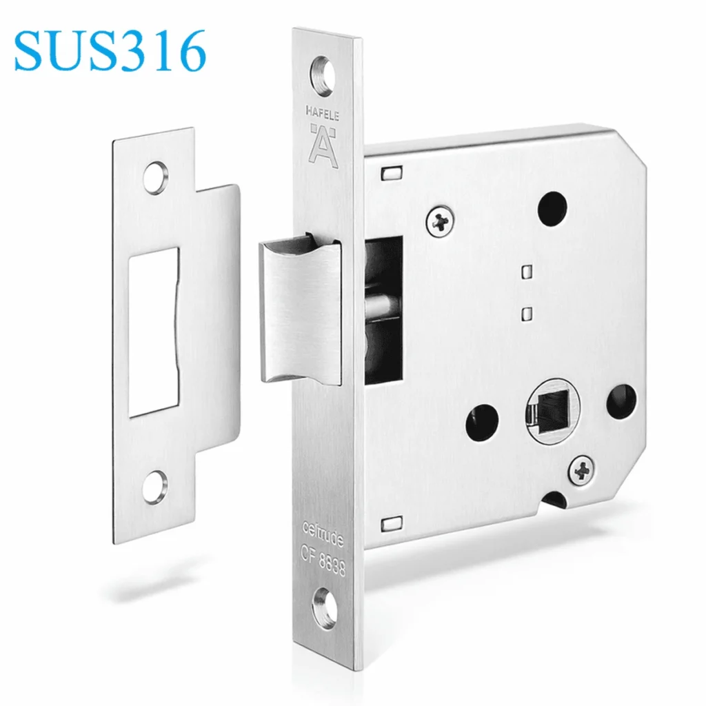(BS55mm, không chốt chết) Thân khóa lưỡi gà HAFELE 911.23.438