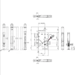 (130mm) Khoá điện tử vân tay HAFELE ML2502B 912.21.048 (Màu đen)