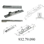 (80kg, EN2) Bản lề sàn HAFELE 932.77.000 932.79.020 (Lắp âm)