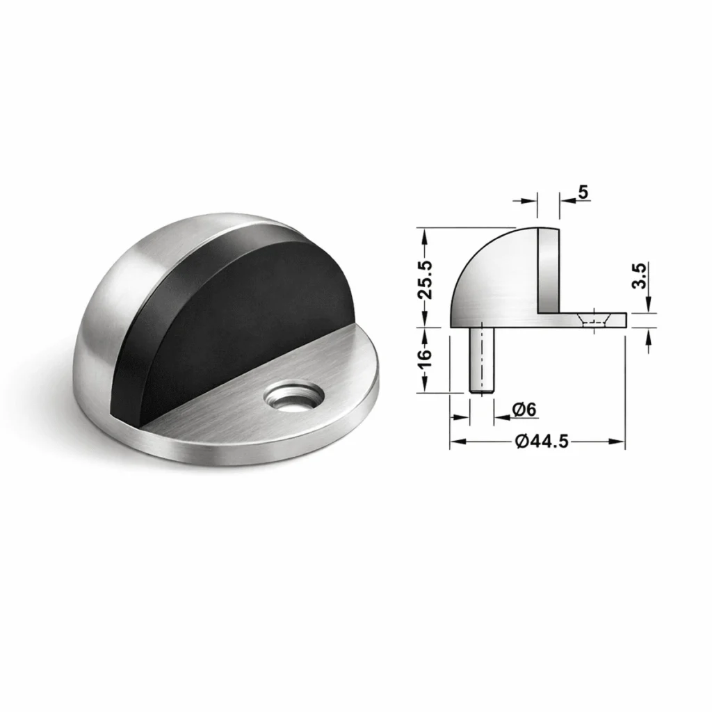 (H25mm) Chặn cửa gắn sàn HAFELE 937.55.140 489.70.230 489.70.246