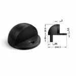 (H25mm) Chặn cửa gắn sàn HAFELE 937.56.413