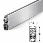 (630-1130mm, F) Thanh chắn bụi tự động HAFELE 950.05.3401 950.05.341 950.05.342 950.05.343 951.05.914 950.05.345 DDS12 (Đệm cửa)