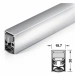 (630-1230mm, F) Thanh chắn bụi tự động HAFELE 950.05.910 950.05.911 950.05.912 950.05.913 951.05.914 950.05.915 950.05.916 DDS20 (Đệm cửa)