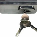 Khóa kẹp chân kính inox bóng, HAFELE 981.00.660