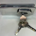 Khóa kẹp chân kính inox bóng, HAFELE 981.00.660