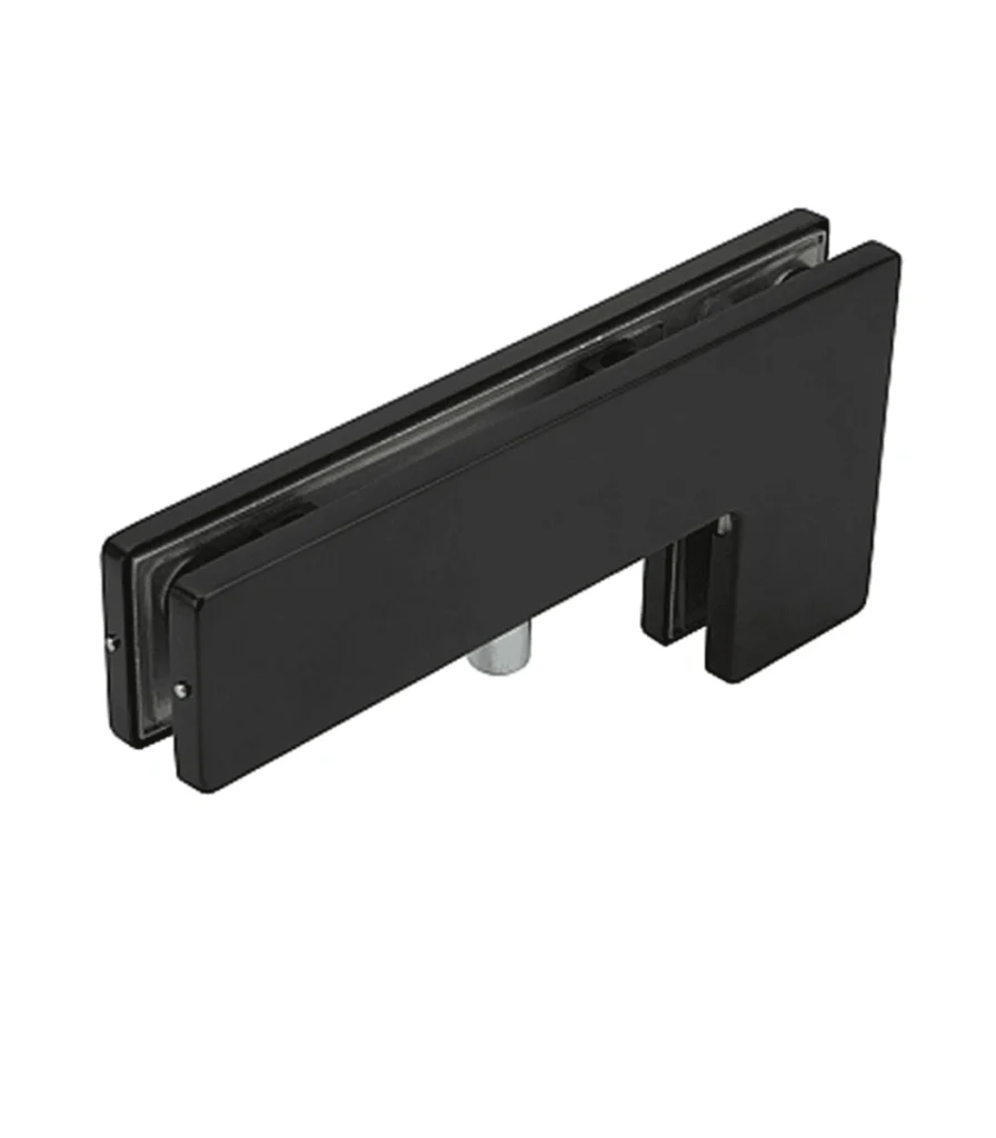 Kẹp kính trên chữ L inox đen mờ, HAFELE 981.00.664