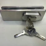 Khóa kẹp chân kính inox mờ, HAFELE 981.50.030