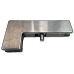 Kẹp kính trên chữ L inox mờ, HAFELE 981.50.040
