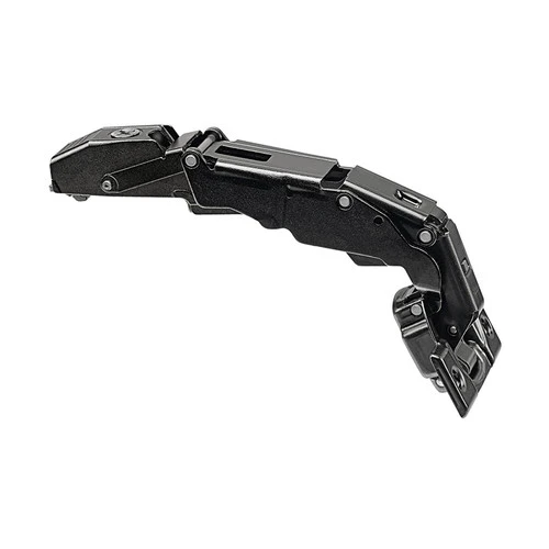 (A,16-31mm,155°,GC) Bản lề Blum góc rộng 155° tích hợp giảm chấn 71B7550 8671120 (trùm ngoài, Onyx black, CLIP top BLUMOTION)