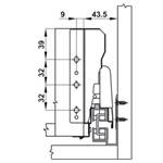 (H135) Ray hộp Alto HAFELE