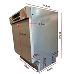 Máy rửa bát BOSCH Series 8 bán âm, SMI8TCS01E (PerfectDry, EfficientDry)