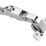 Bản lề thẳng giảm chấn Hafele SM 165 độ (kèm đế) 315.02.750