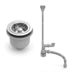Bộ xả chậu inox 1 hố HAFELE 567.25.830 567.24.490 567.24.491