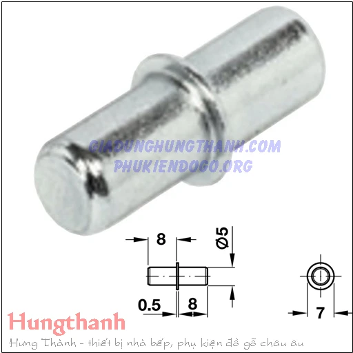 Chốt đỡ kệ Hafele 282.43.905