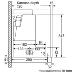 (60cm,717m3/h) Hút mùi BOSCH Series 8 DFS067K51 (rút)