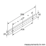 (60cm,368m3/h) Hút mùi BOSCH Series 4 DFT63AC50 (Rút)