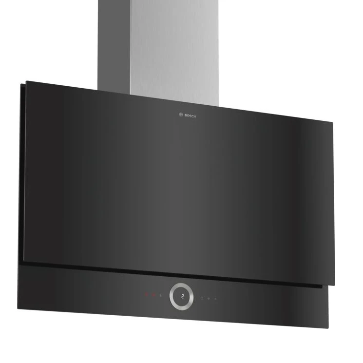 (90cm,717m3/h) Hút mùi BOSCH kính thằng gắn tường Series 8 DWF97RV60B (717m3/h)