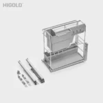 (250-450mm) Giá dao thớt chai lọ HiGold inox304 nan dẹt (Diamond )