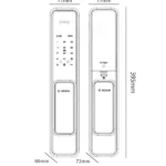 (100mm,FaceID) Khóa điện tử BOSCH EL600VF