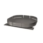 (U, 600mm) Rổ xoay 360 HAFELE 545.14.338 UTENSIO Plus H2