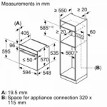 (71L) Lò nướng BOSCH Series 4 HBA534BB0B (3D Hotair)