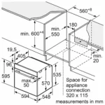 (71L) Lò nướng BOSCH Series 6 HBA5360B0K (3D Hotair)