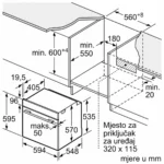 (71L) Lò nướng BOSCH Series 6 HBG536EB3 (3D Hotair)