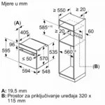 (71L) Lò nướng BOSCH Series 6 HBG536EB3 (3D Hotair)