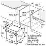(71L) Lò nướng BOSCH Series 6 HBG536EB4 (AirFry)