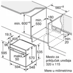(71L) Lò nướng BOSCH Series 6 HBG5370B0 (3D Hotair)