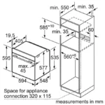 Lò nướng BOSCH Series 8 HBG633BB1B (4D Hotair)