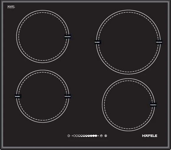 (60cm) Bếp từ HAFELE  4 vùng nấu HC-I604A 535.01.731