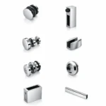 (Vuông) Bộ phụ kiện cửa trượt phòng tắm HAFELE 981.71.101