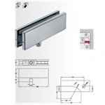 Kẹp kính trên khung inox bóng, HAFELE 981.00.651