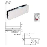 Kẹp kính trên inox bóng, HAFELE 981.00.657