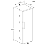 Tủ mát MIELE độc lập, KS 4383 DD (399L)