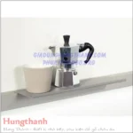 Kệ phía trên lắp vào thanh nhôm treo tường Hafele 521.02.501