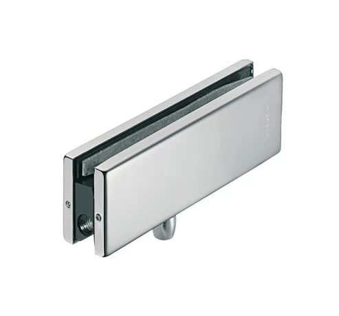 Kẹp kính trên có ty Hafele inox mờ 981.00.020
