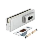 Khoá kẹp chân kính Hafele inox mờ 981.00.400